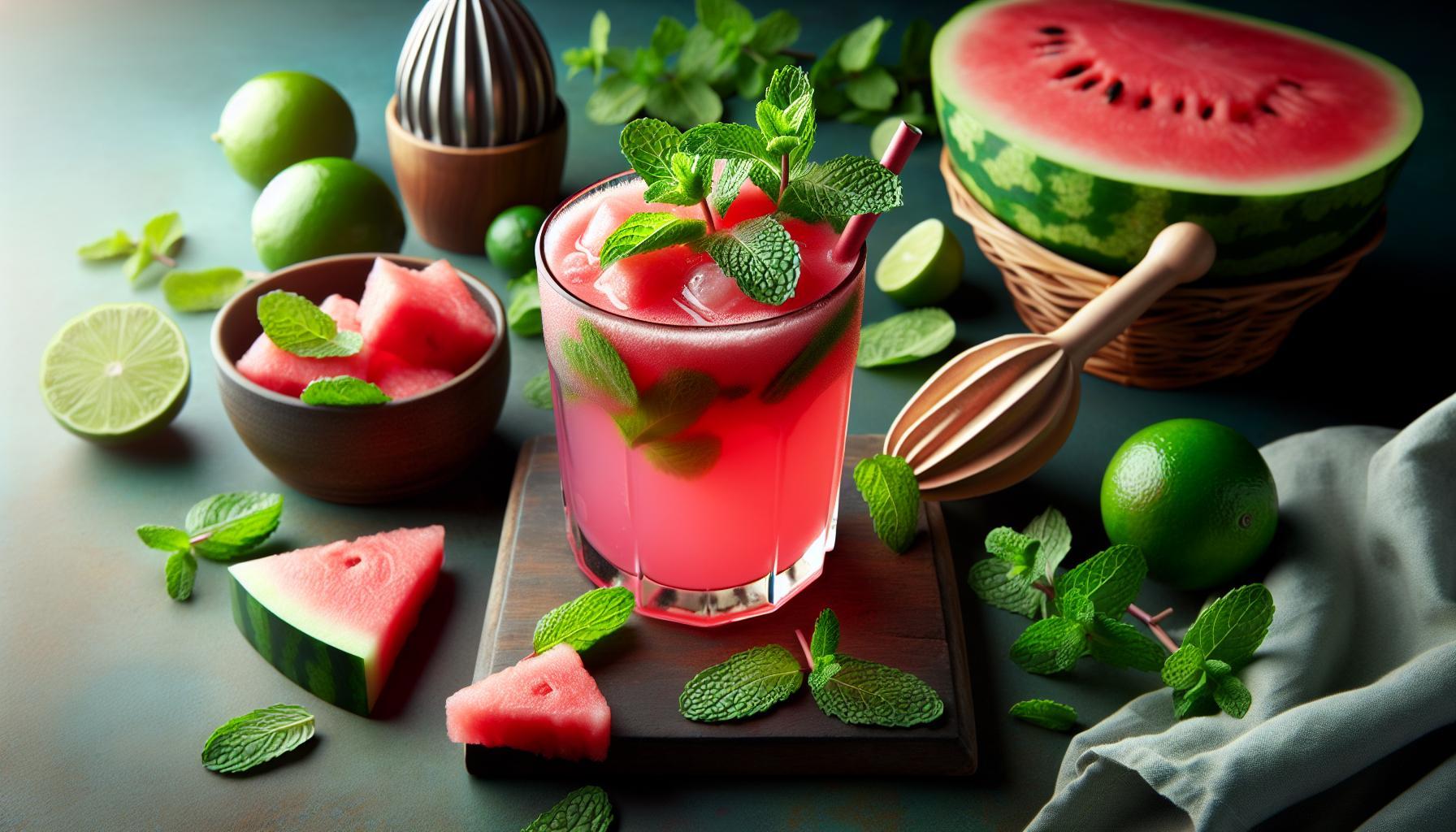 Refreshing Minty Watermelon Cooler Recipe to Beat the Summer Heat