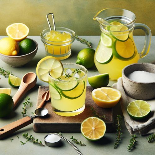 Alkalizing Lemon Lime Drink Recipe