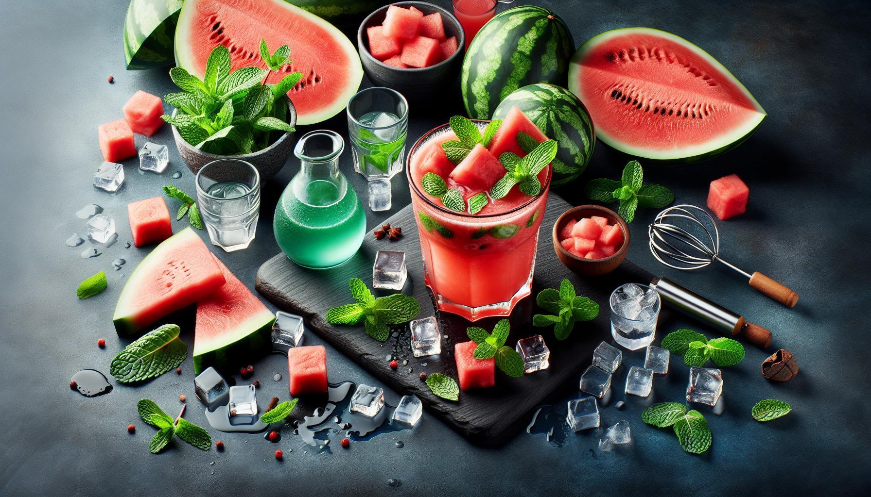 Refreshing Summer Delight: Easy & Healthy Minty Watermelon Cooler Recipe