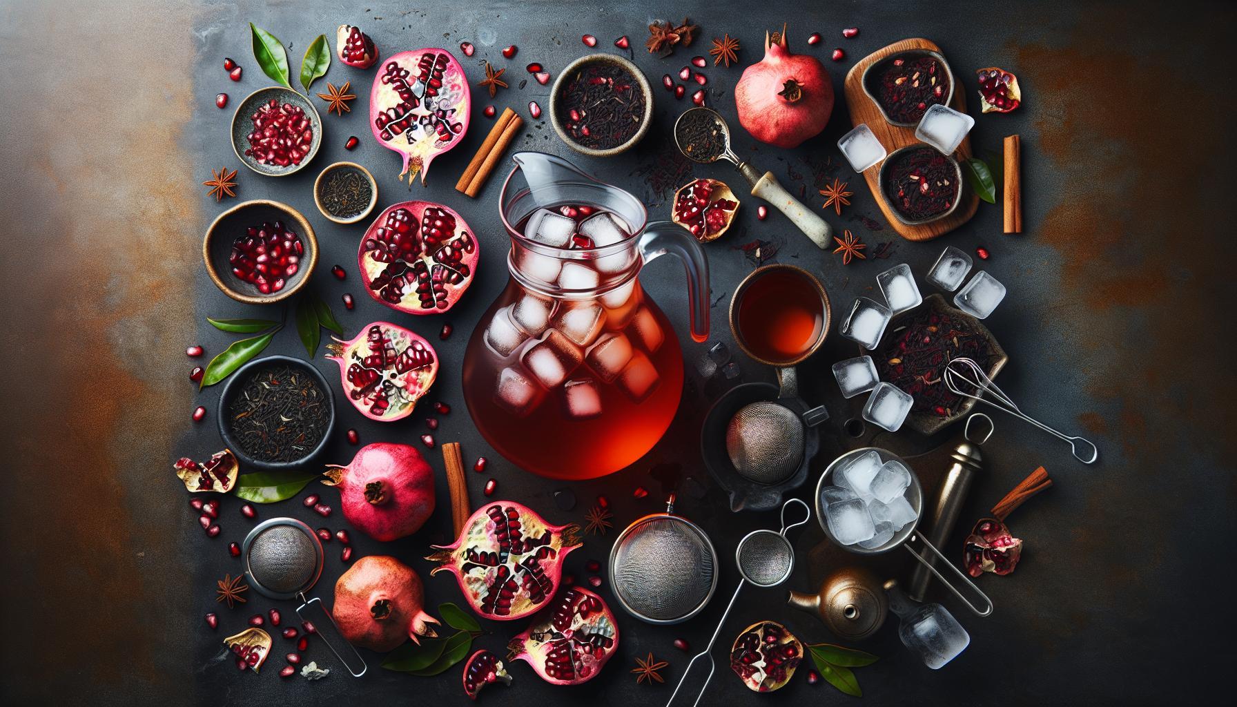 Refreshing Summer Sip: How to Make Iced Hibiscus Tea with Pomegranate – Easy & Delicious Recipe!