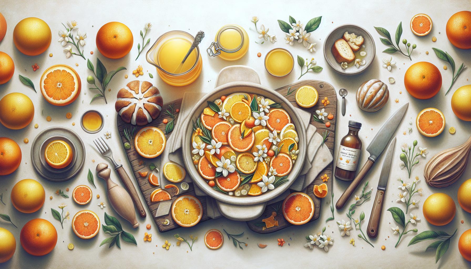 Refreshing Orange Blossom Water Recipe: A Citrus Explosion for Summer Taste Buds