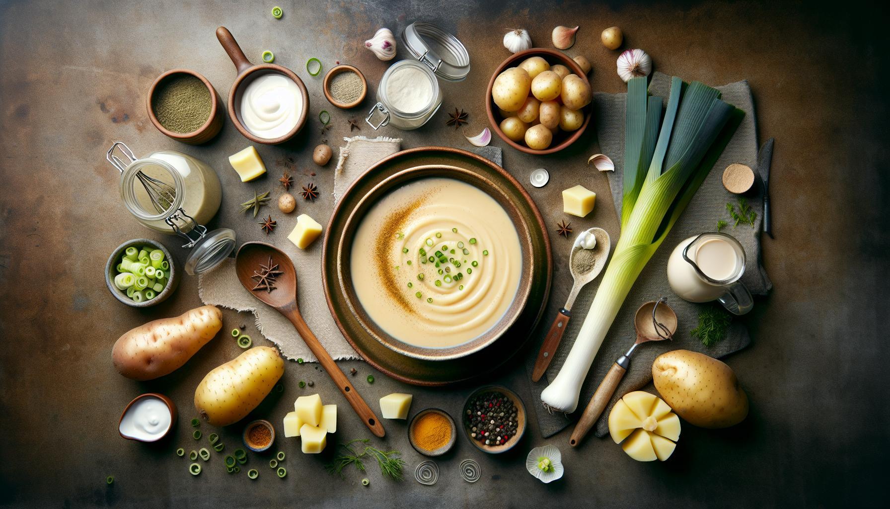 Savory Delight: Creamy Blended Potato Leek Soup Recipe for Ultimate Comfort