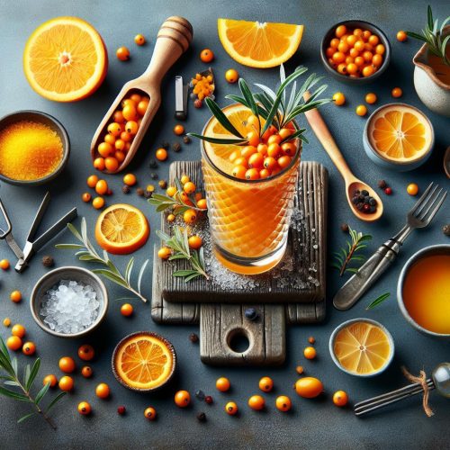 Power-Packed Citrus Sea Buckthorn Shot: A Tangy Boost of Health in Every Sip!