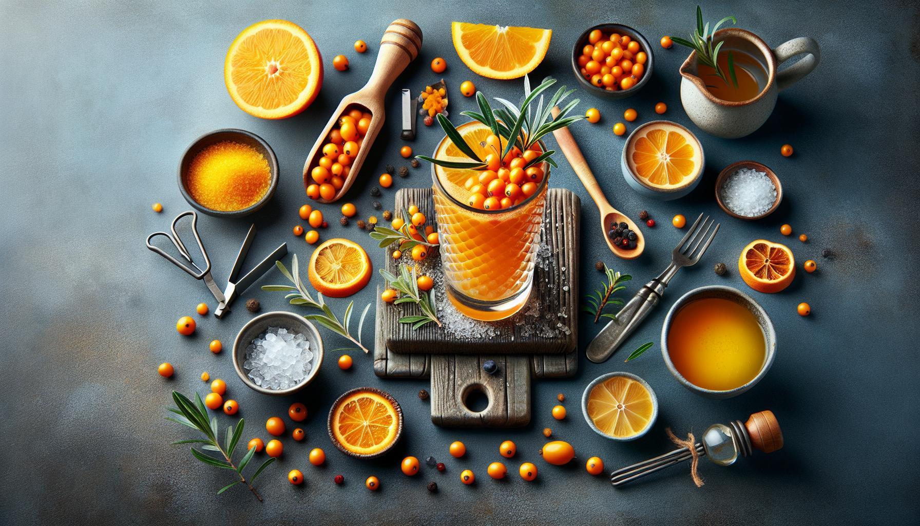 Power-Packed Citrus Sea Buckthorn Shot: A Tangy Boost of Health in Every Sip!