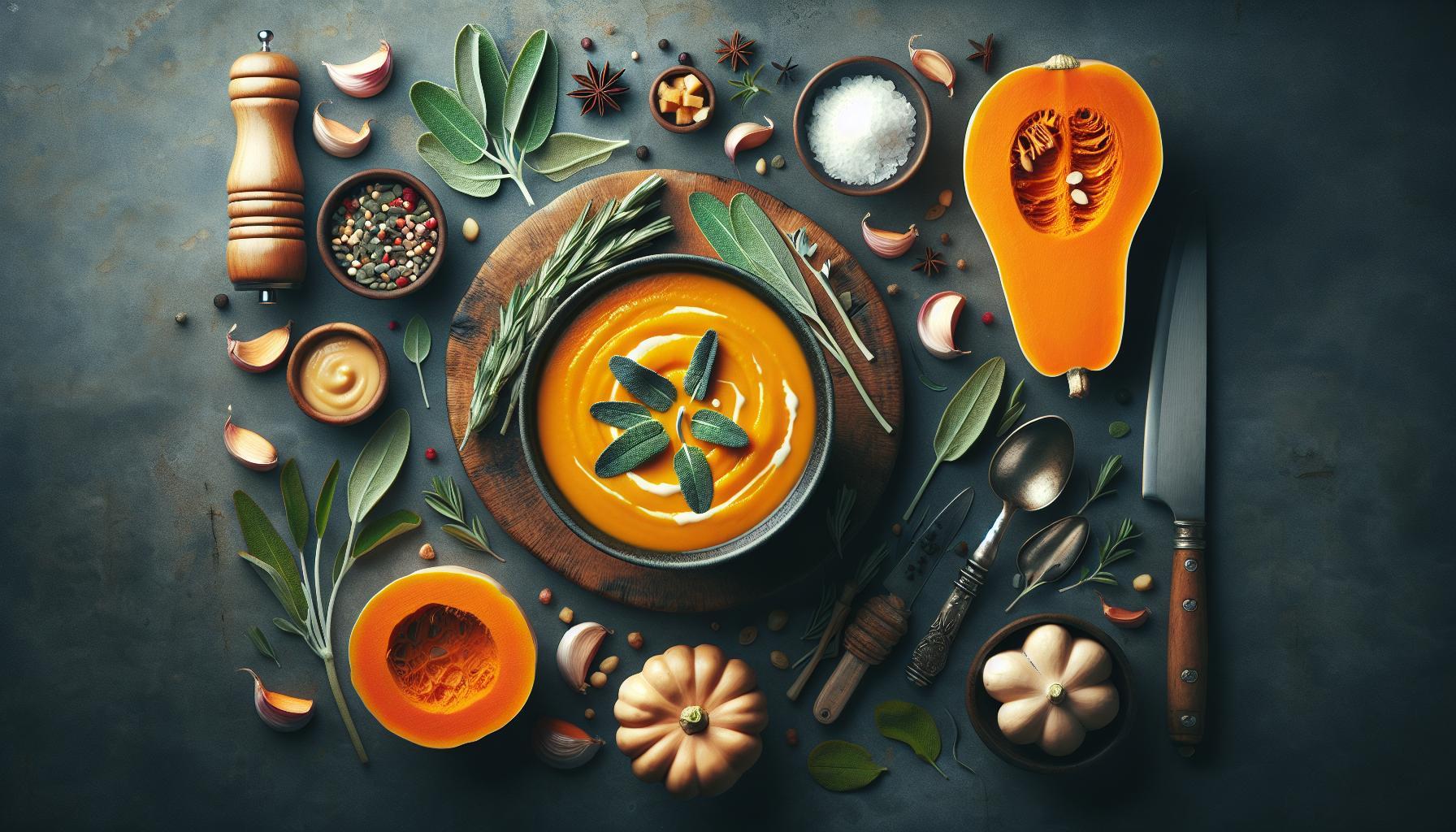 Savory Sage and Butternut Squash Bisque: A Cozy Fall Soup Recipe You’ll Love!