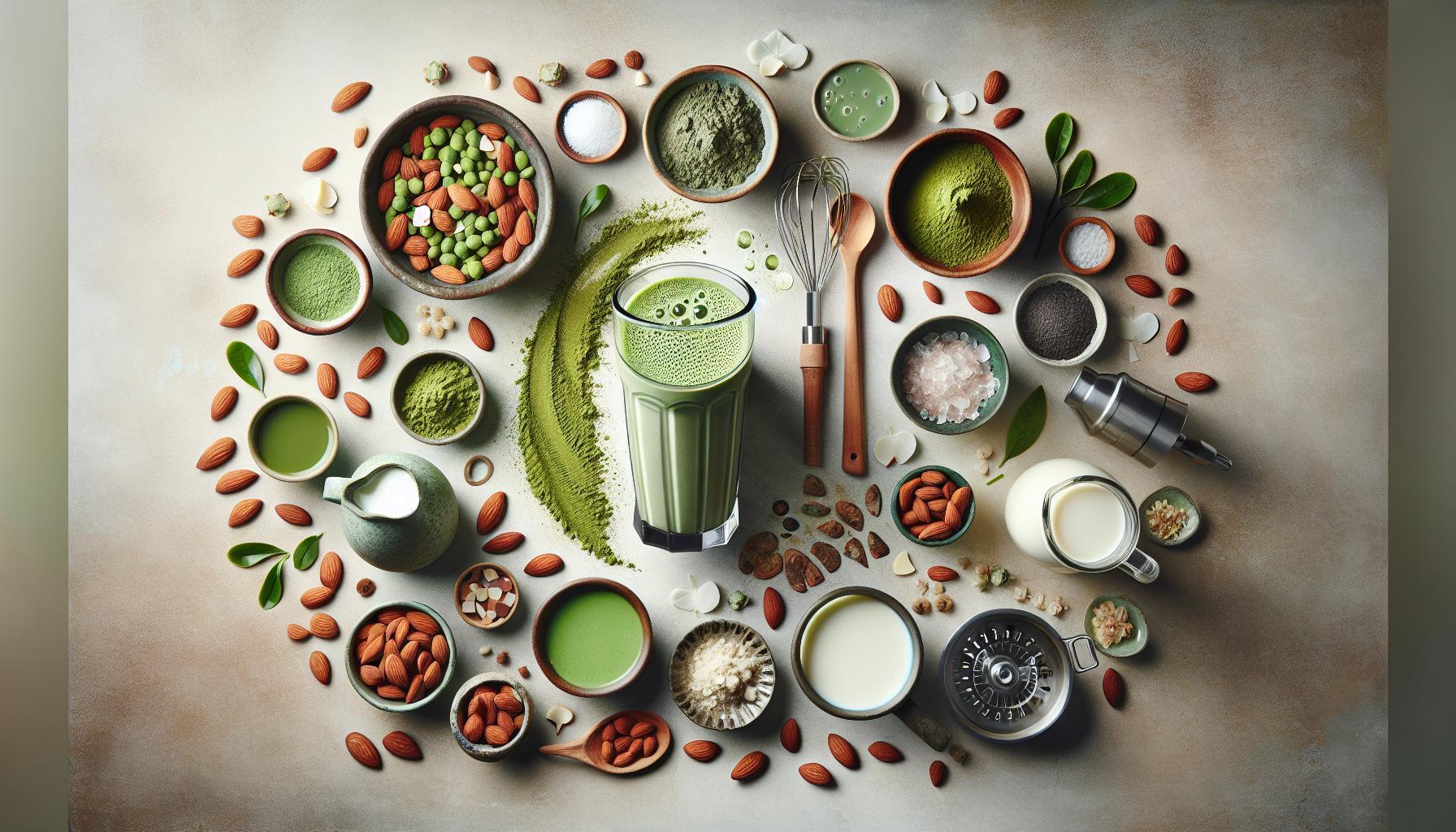 Boost Your Energy with Our Delicious & Nutritious Matcha Almond Protein Shake Recipe