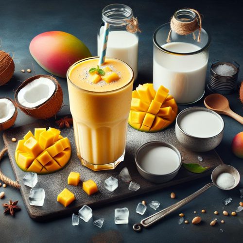 Tropical Bliss: Mango and Coconut Milk Smoothie Recipe – A Paradise in Every Sip!