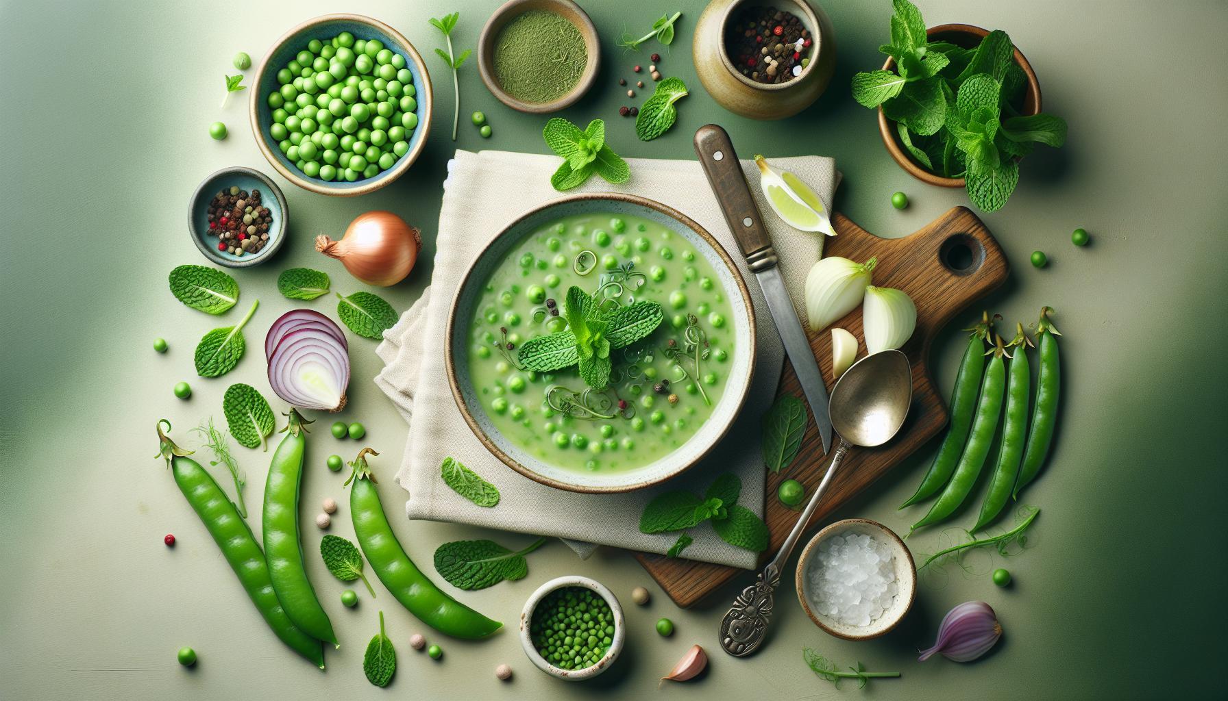 Fresh, Flavorful and Vibrant: Ultimate Sweet Pea and Mint Soup Recipe for a Delightful Meal