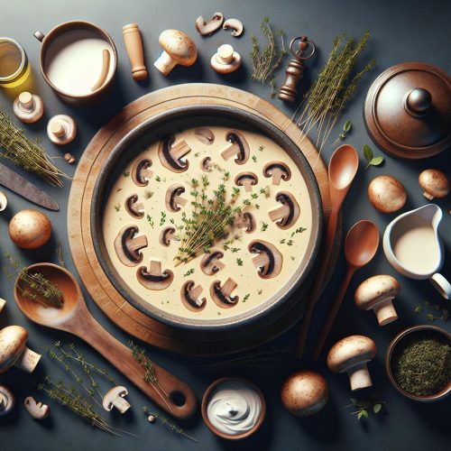Flavorful & Creamy Vegan Mushroom Thyme Soup Recipe: A Hearty Delight for Health Enthusiasts