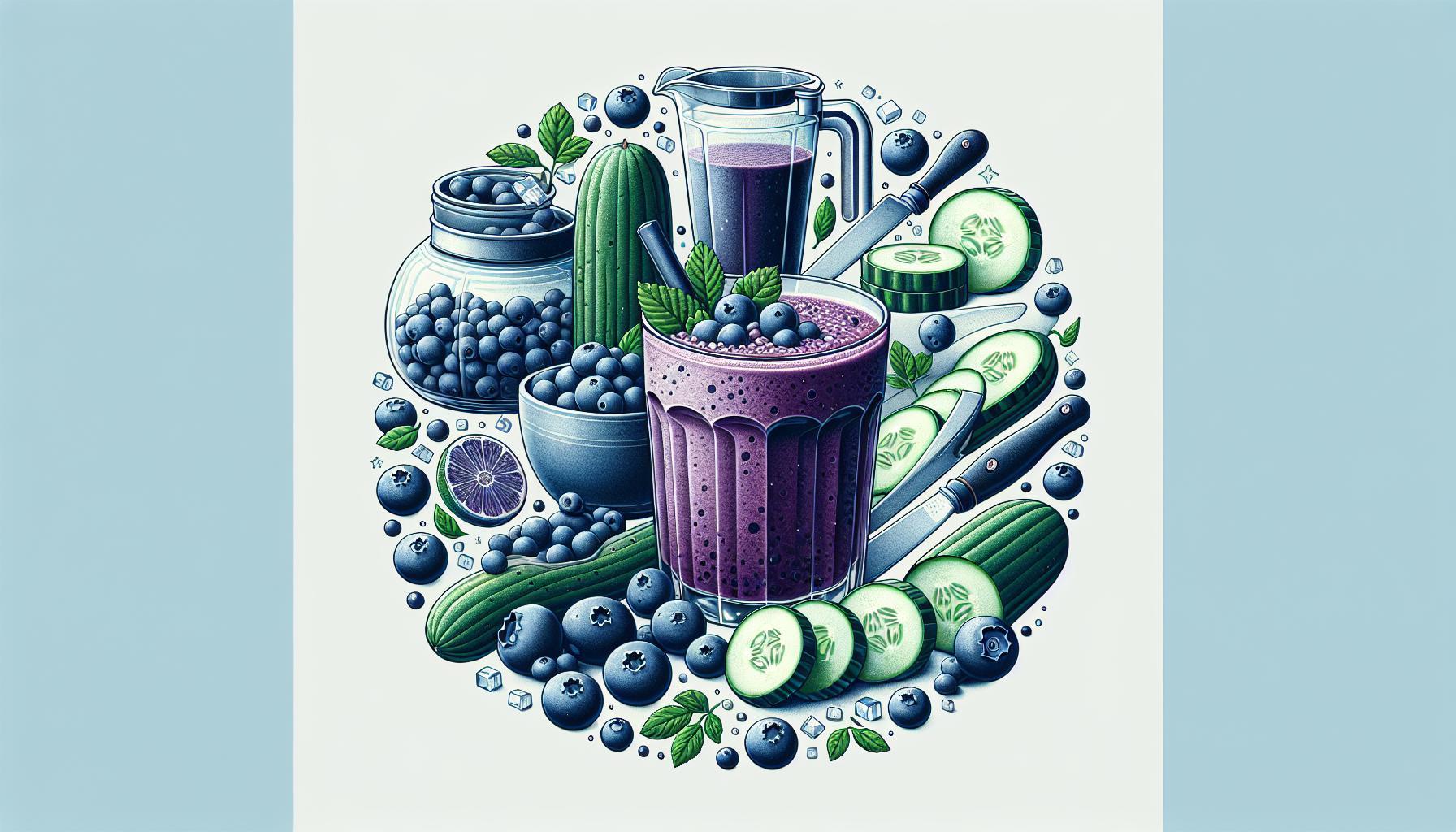 Refreshing Blueberry and Cucumber Juice: A Nutritious Summer Recipe You’ll Love