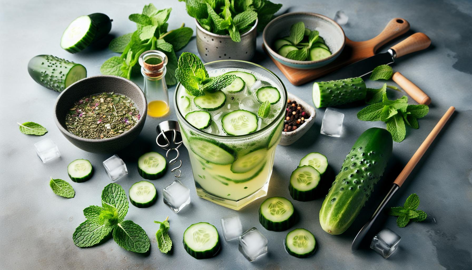 Refreshing Summer Sip: Easy and Delicious Cucumber Mint Chiller Recipe