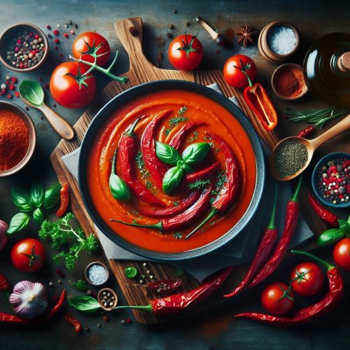 Deliciously Smooth Roasted Red Pepper and Tomato Soup: An Easy Blended Recipe Full of Flavor!