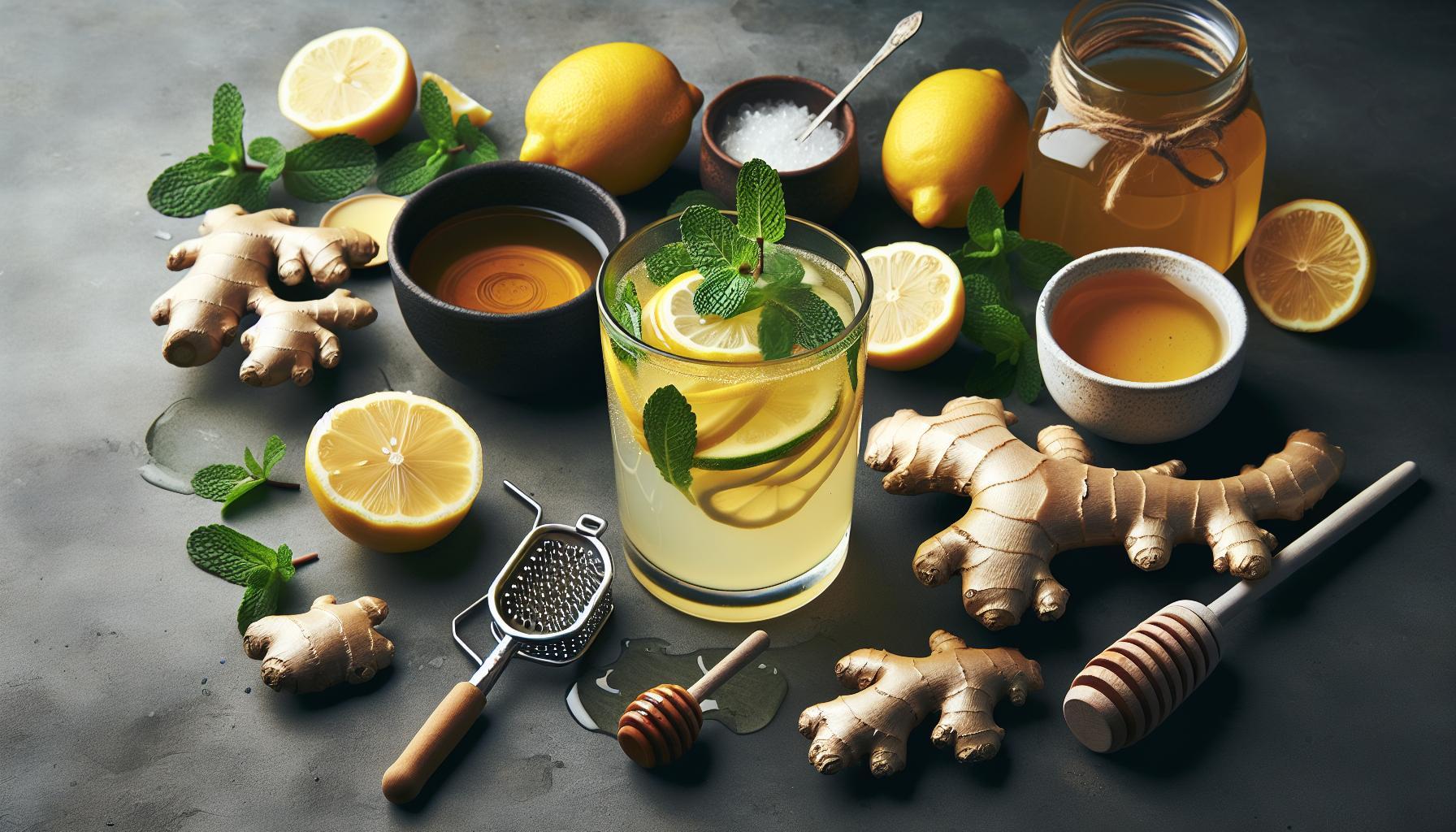 Invigorating Lemon Ginger Detox Drink Recipe: Boost Your Health in a Delicious Way!