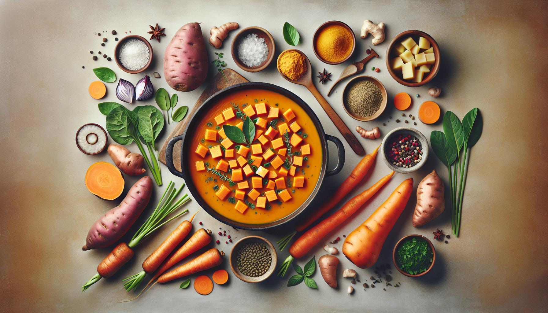 Divine Blend: Sweet Potato and Carrot Soup Recipe for a Hearty, Healthy Meal